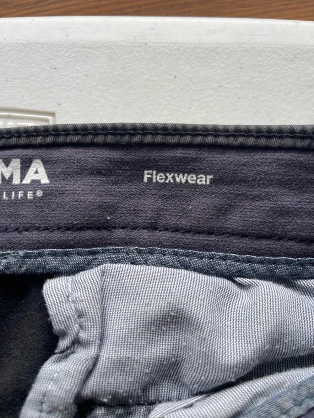 Sonoma Men's Casual Flexwear Pants in Charcoal Black 34/30 - Picture 5 of 13